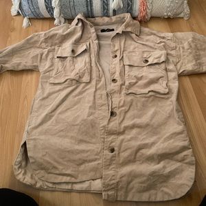 Forever 21 button down overshirt